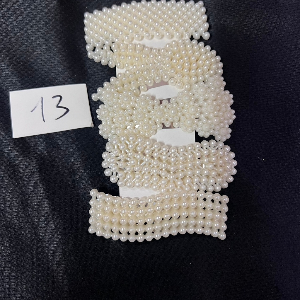 Set kẹp tóc hạt trai cho nữ, mẫu kẹp dê thương phong cách Hàn Quốc
