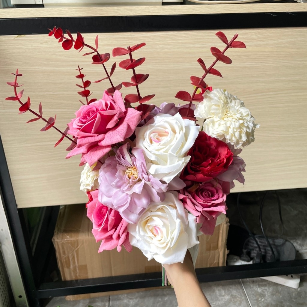 (MỚI) Hoa cưới cầm tay cô dâu cho các Studio chuyên nghiệp mẫu tháng 11-2021 số lượng ít Giangpkc