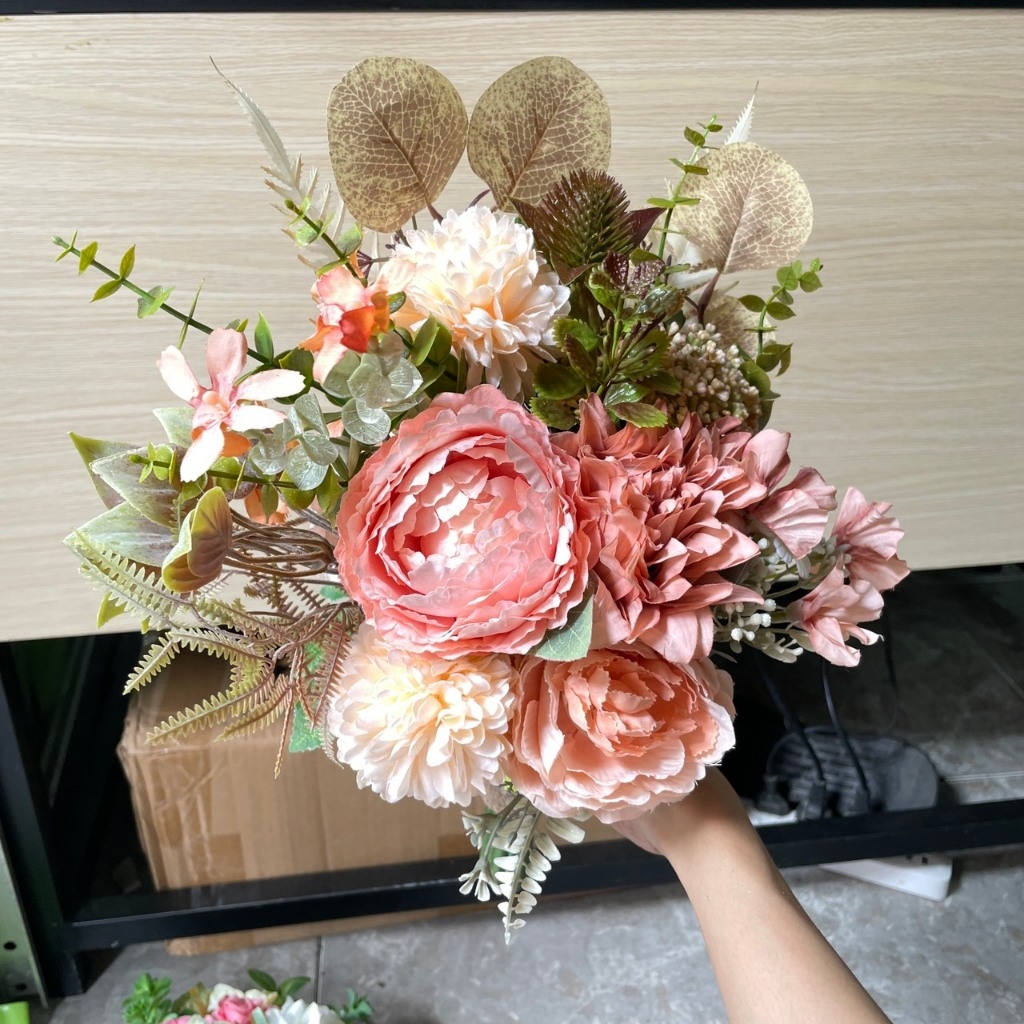 (MỚI) Hoa cưới cầm tay cô dâu cho các Studio chuyên nghiệp mẫu tháng 11-2021 số lượng ít Giangpkc