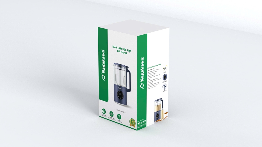 Máy làm sữa hạt đa năng Nagakawa NAG0825