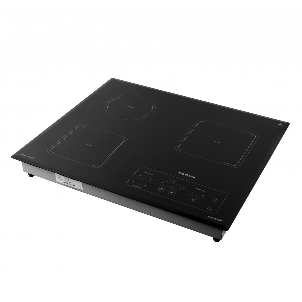 Bếp ba 2 điện từ 1 hồng ngoại Nagakawa NAG1253M
