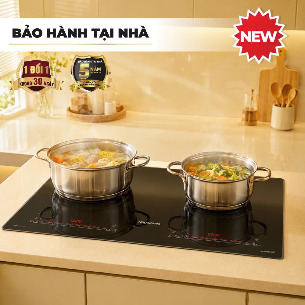 Bếp đôi điện từ Nagakawa NDI9252
