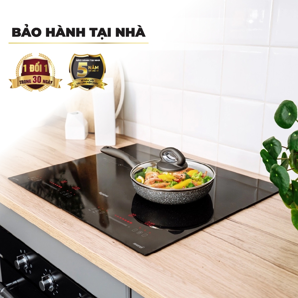 Bếp đôi điện từ hồng ngoại Nagakawa NK2F02MB