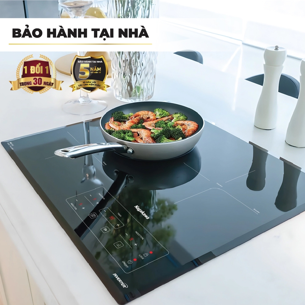 Bếp 3 lò điện từ Nagakawa NK3C02MS
