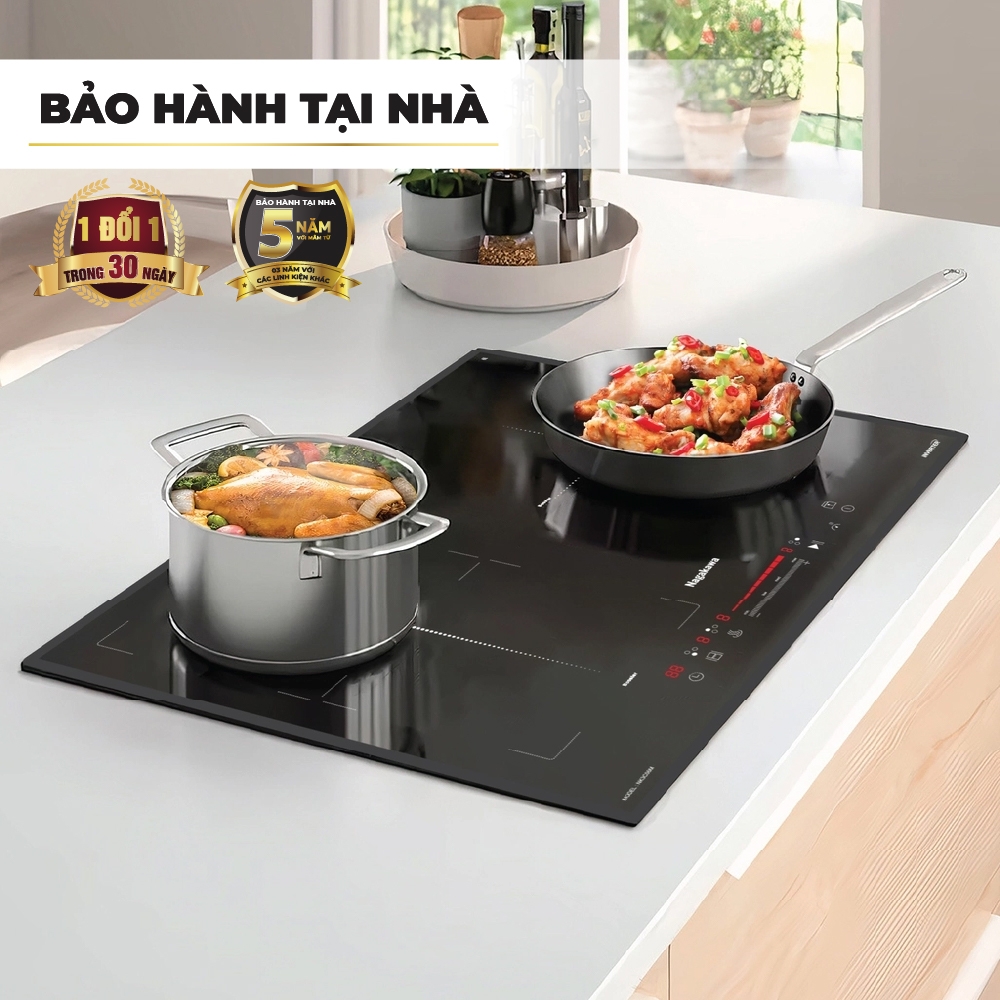 Bếp 3 lò điện từ Nagakawa UltraSlim NK3C06M