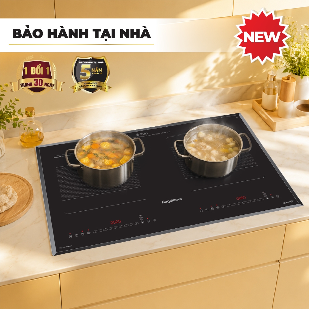 Bếp đôi điện từ Nagakawa NDI9252