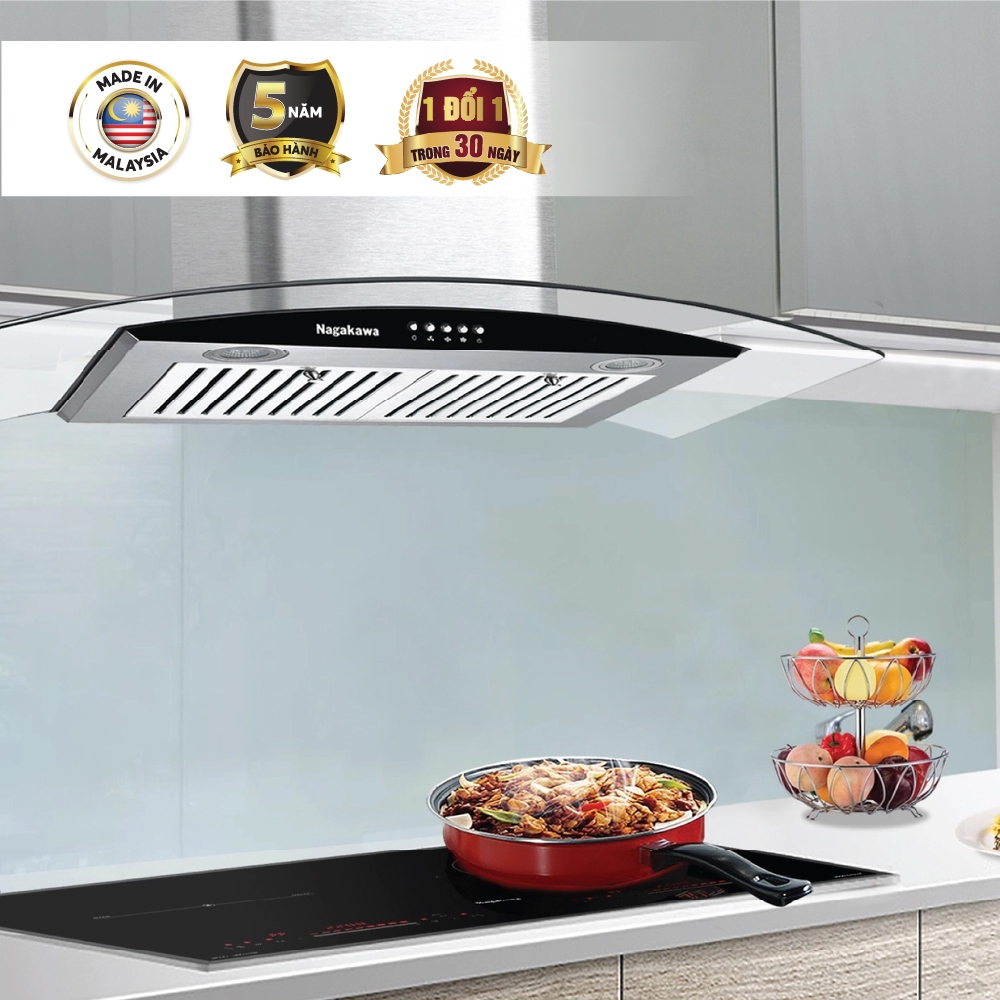 Máy hút mùi kính cong 70cm Nagakawa NAG1857-70CM