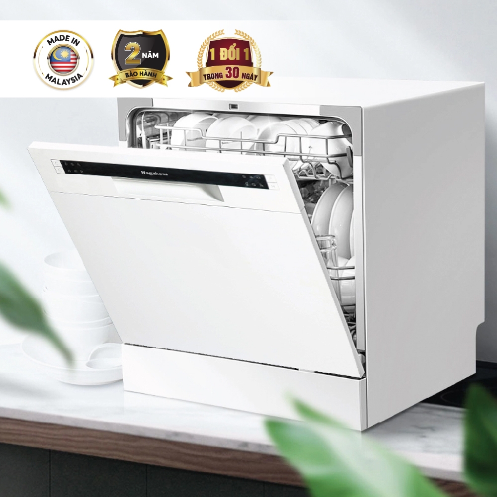 Máy rửa bát mini 8 bộ Nagakawa NK8D61M