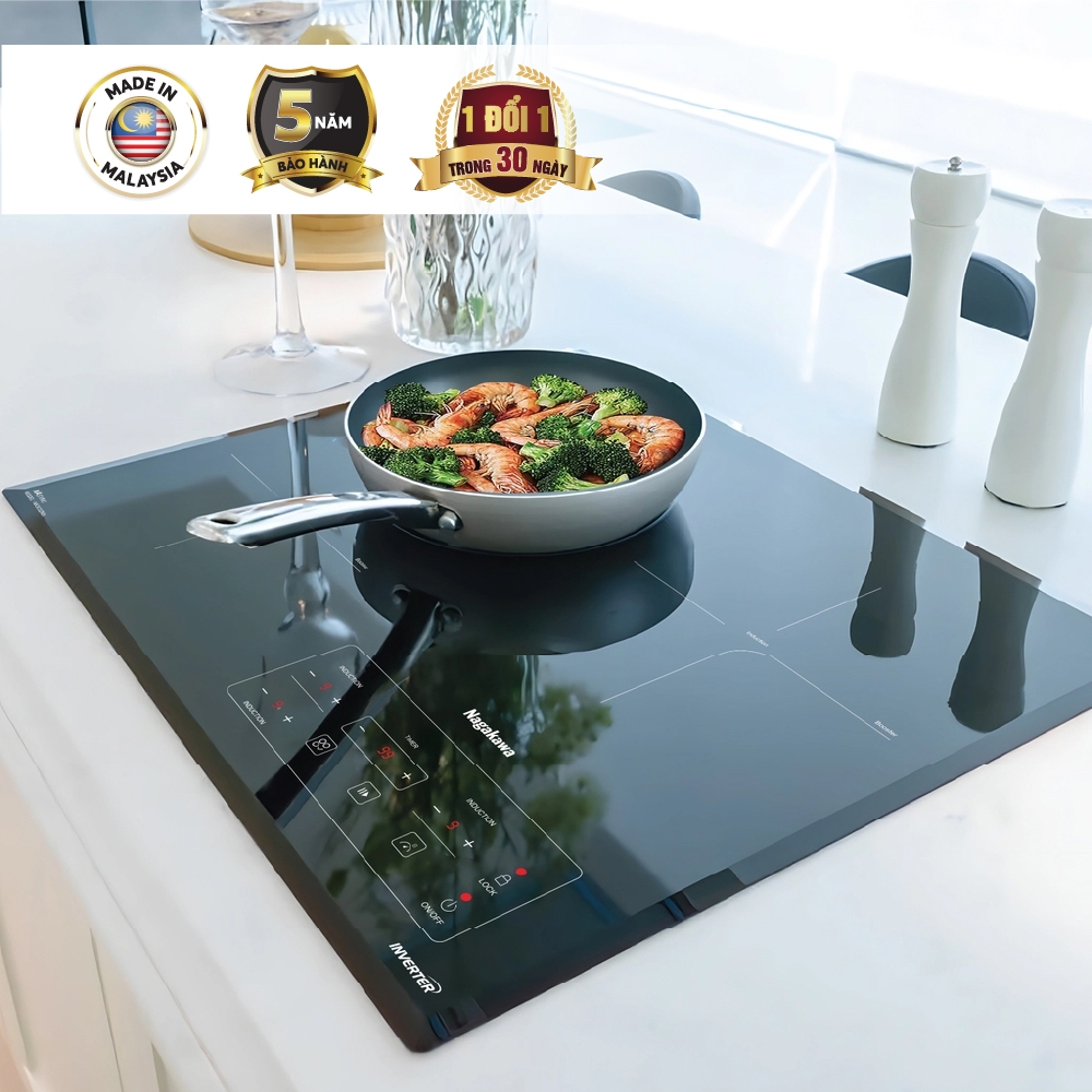 Bếp 3 lò điện từ Nagakawa NK3C02MS