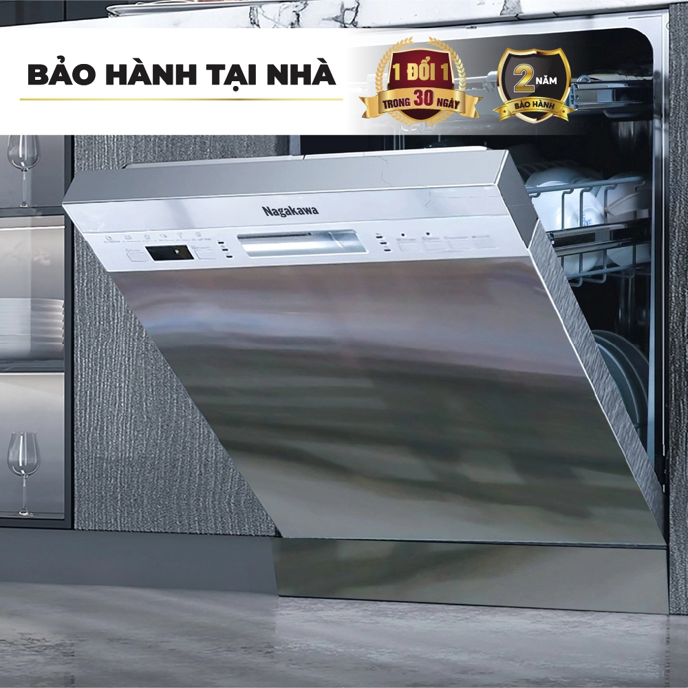 Máy rửa bát độc lập 15 bộ Nagakawa NK15D03M