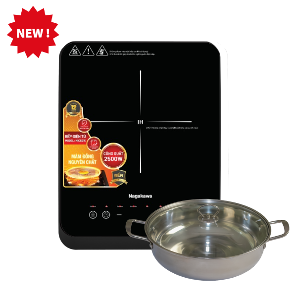 Bếp điện từ 2500W Nagakawa NIC6215