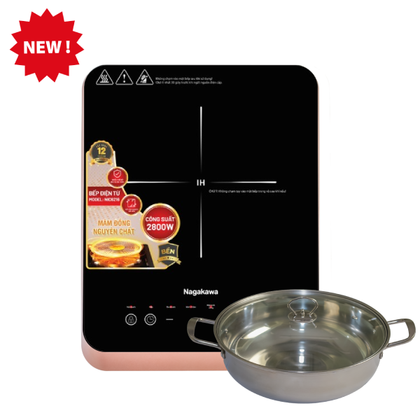 Bếp điện từ 2800W Nagakawa NIC6216