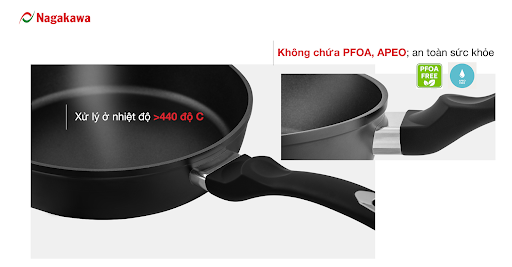 Chảo chống dính Nagakawa Fuyu NAG2605