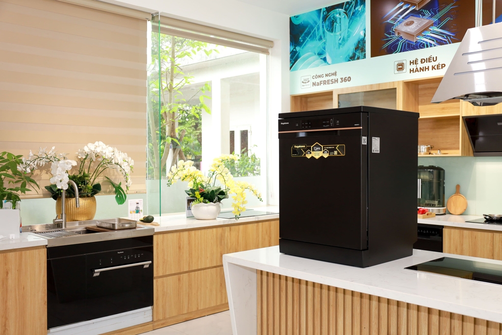 Máy rửa bát độc lập 16 bộ Nagakawa NMD9812