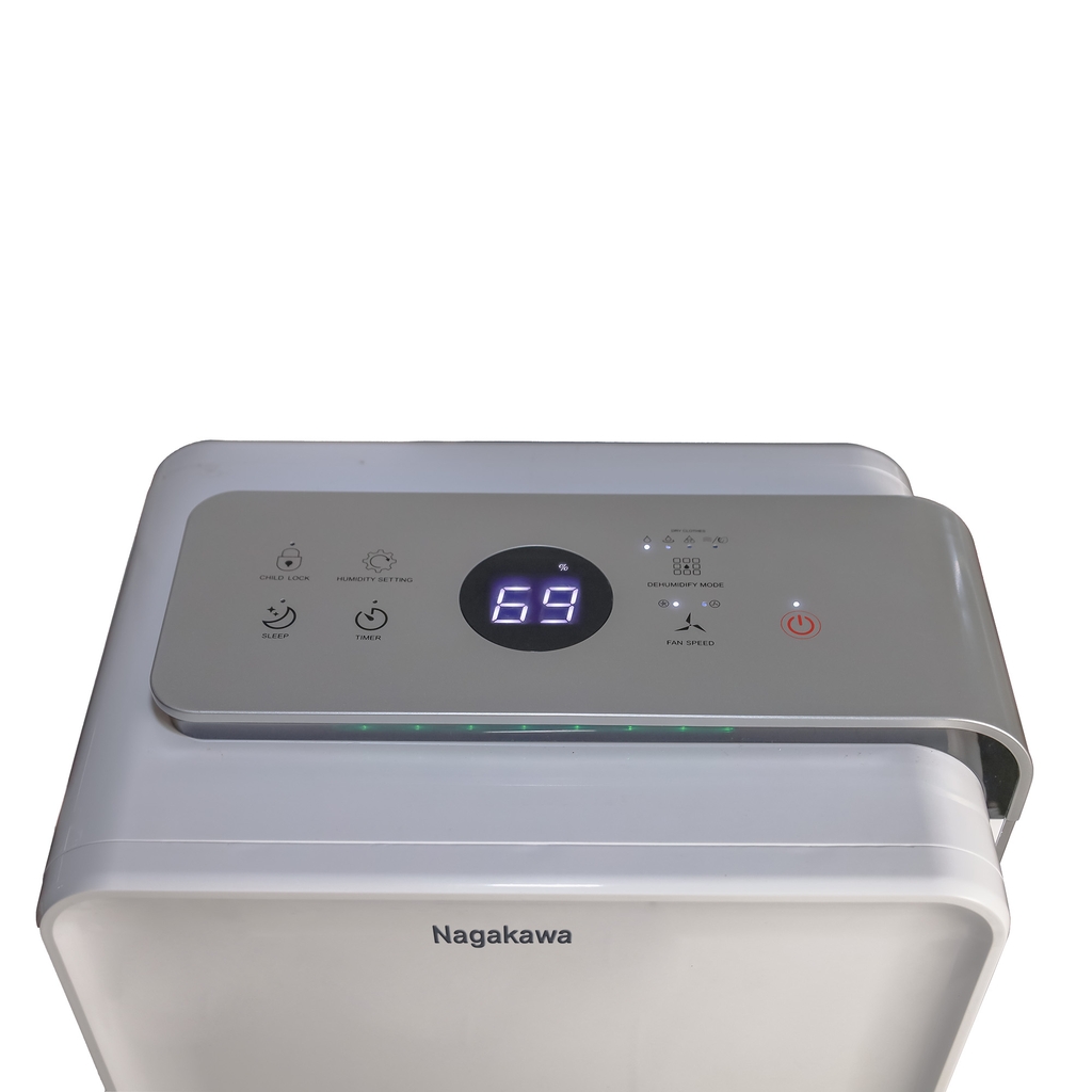 Máy hút ẩm lọc không khí 30L Nagakawa NAD8666