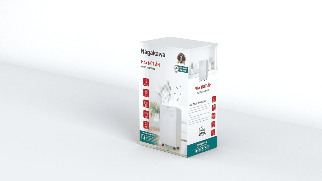 Máy hút ẩm 10L Nagakawa NAD8555