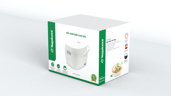 Nồi cơm điện cao tần 1.2L Nagakawa NAG0140
