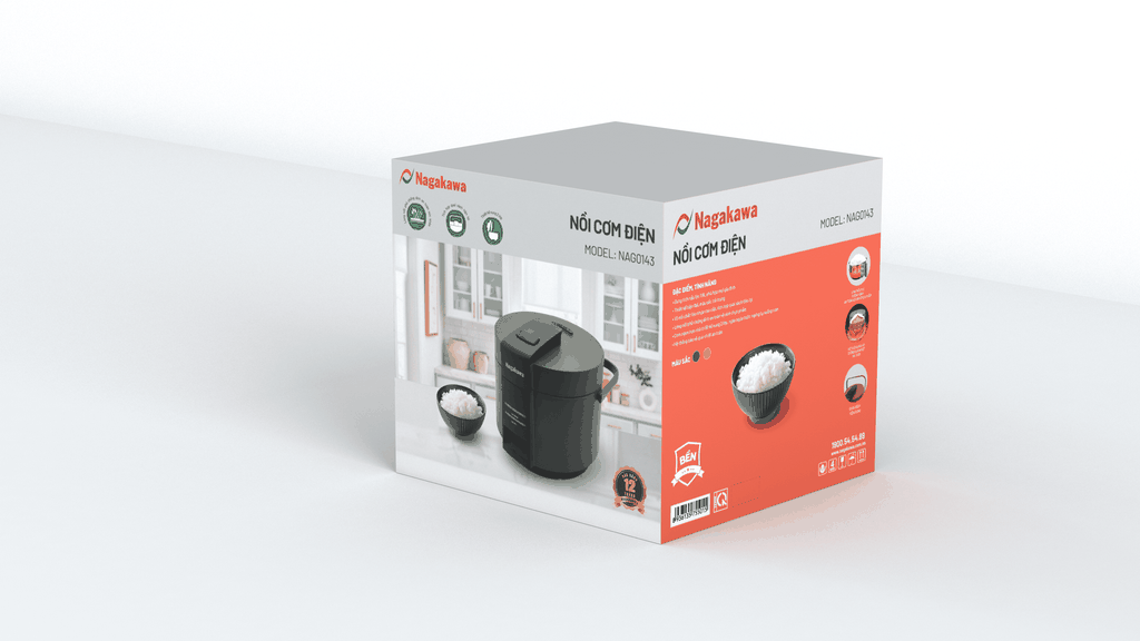 Nồi cơm điện 1.8L Nagakawa NAG0143