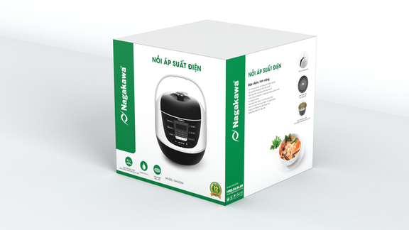 Nồi áp suất điện 6L Nagakawa NAG0206