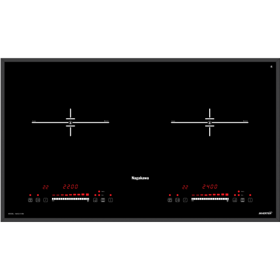 Bếp đôi điện từ Nagakawa NAG1214M