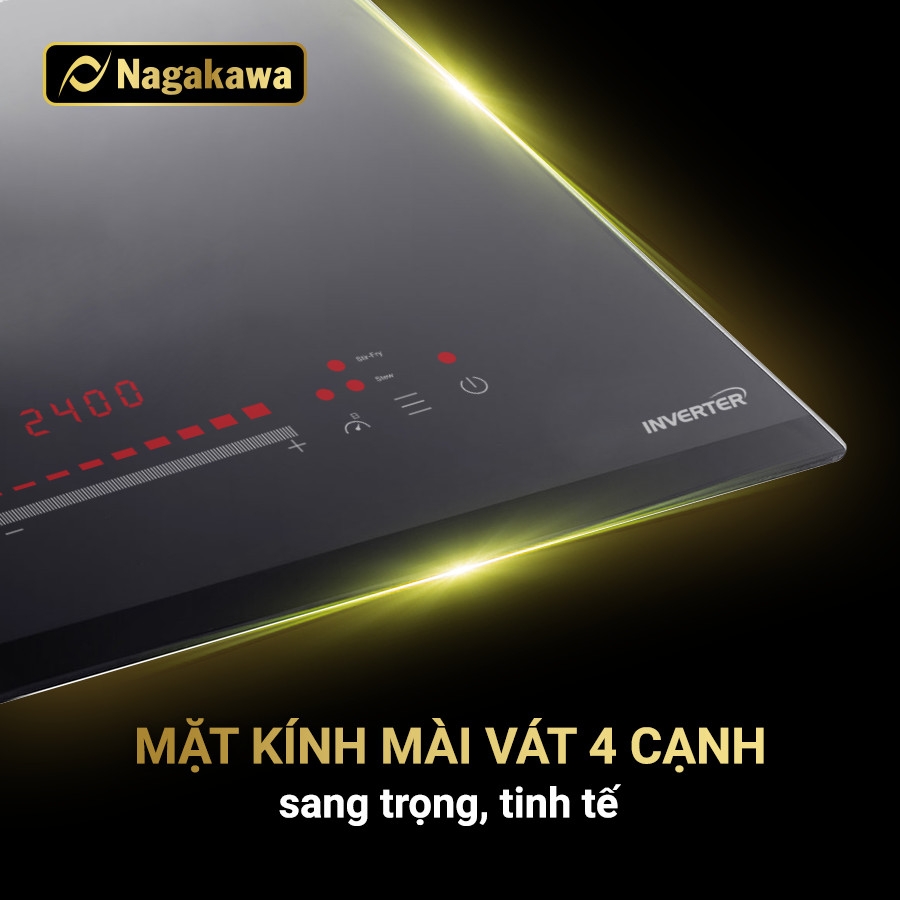 Bếp đôi điện từ Inverter Nagakawa NAG1215M