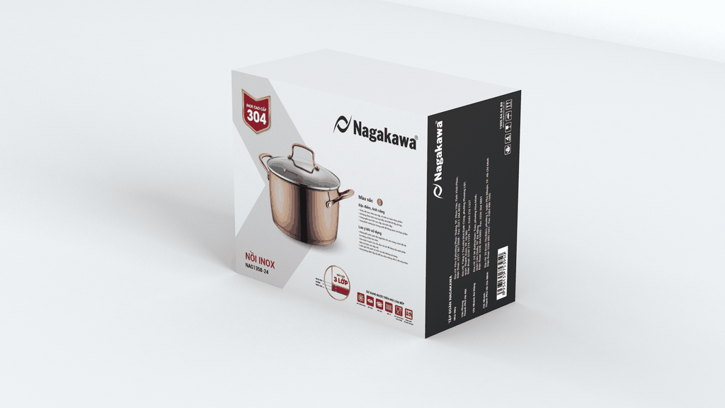 Nồi inox 304 đa đáy NAG1358-24