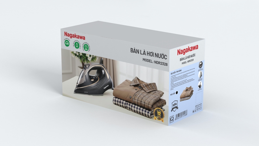 Bàn là hơi nước Nagakawa NDR2328