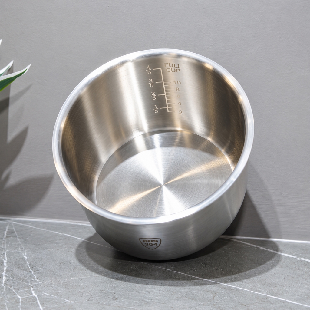 Nồi áp suất điện 5L inox 304 Nagakawa NEP5279