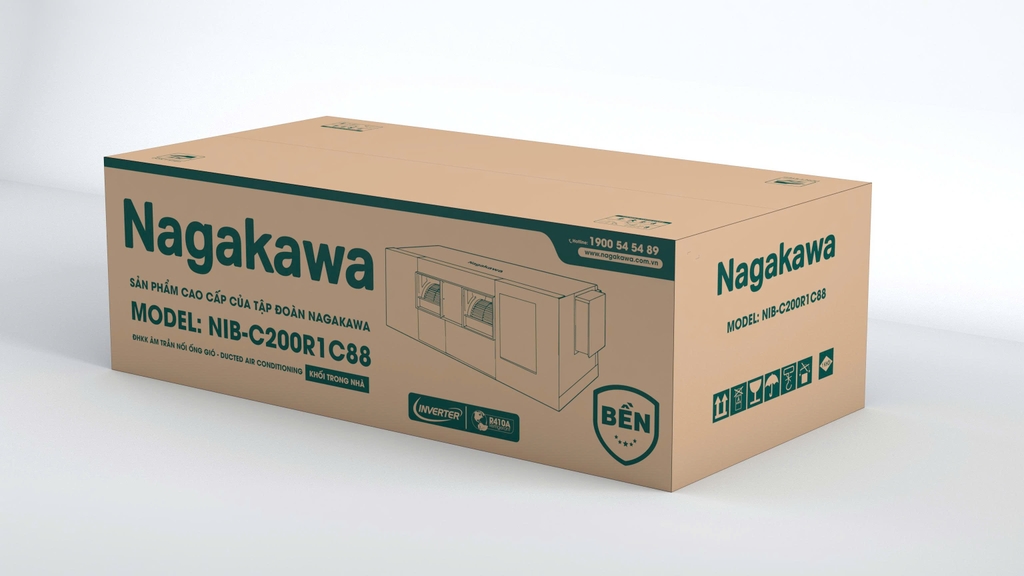 Điều hòa âm trần nối ống gió 20HP Inverter NIB-C200R1C88 1 chiều