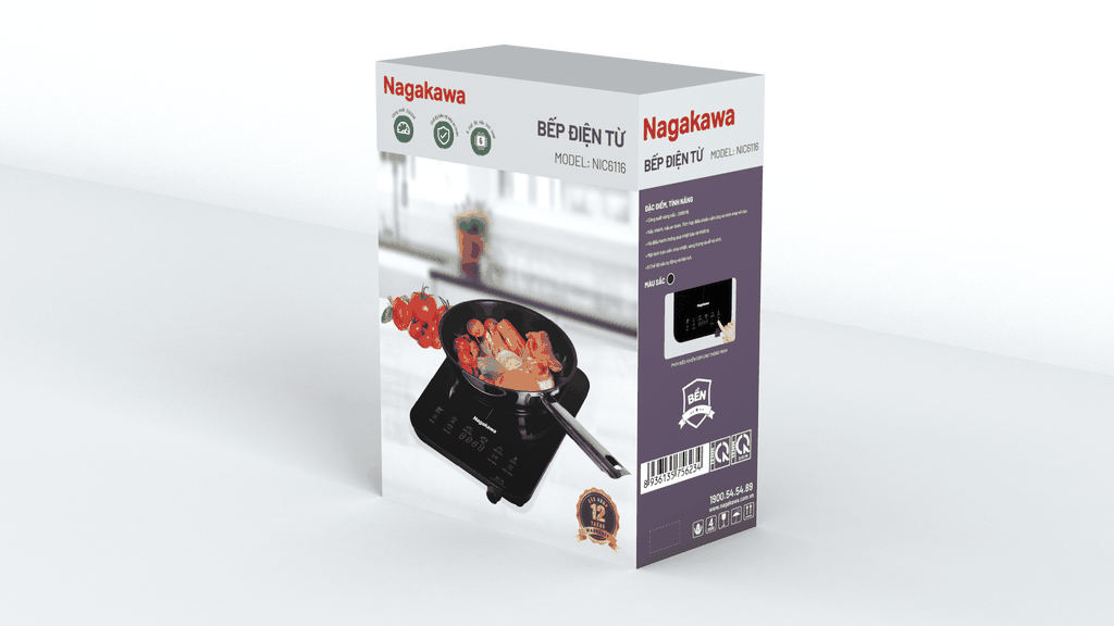 Bếp điện từ đơn Nagakawa NIC6116