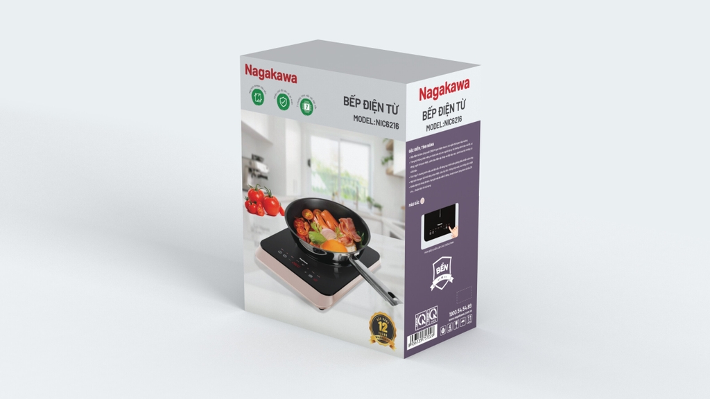 Bếp điện từ 2800W Nagakawa NIC6216