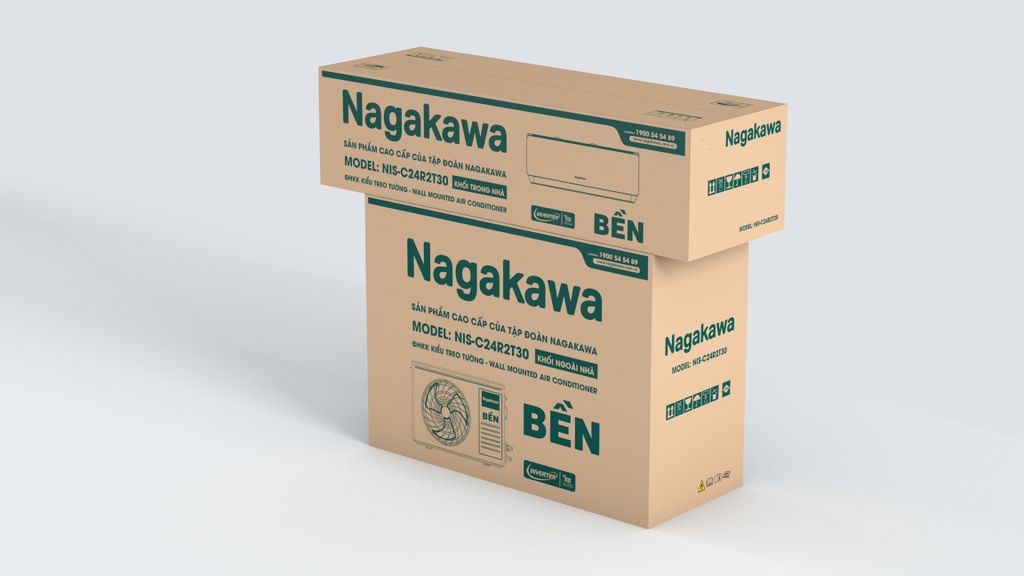 Điều hòa Nagakawa Inverter NIS-C24R2T30 24000Btu/h 1 chiều