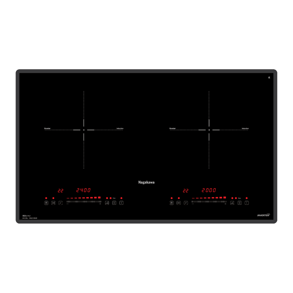 Bếp đôi điện từ Nagakawa NK2C05MB
