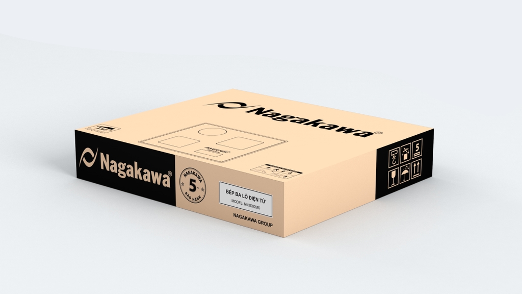 Bếp 3 lò điện từ Nagakawa NK3C02MS