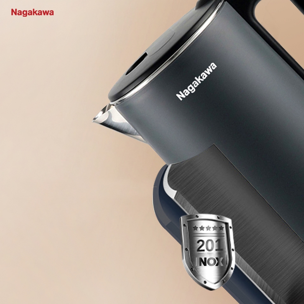 Ấm siêu tốc 1.6L Nagakawa NKT2615