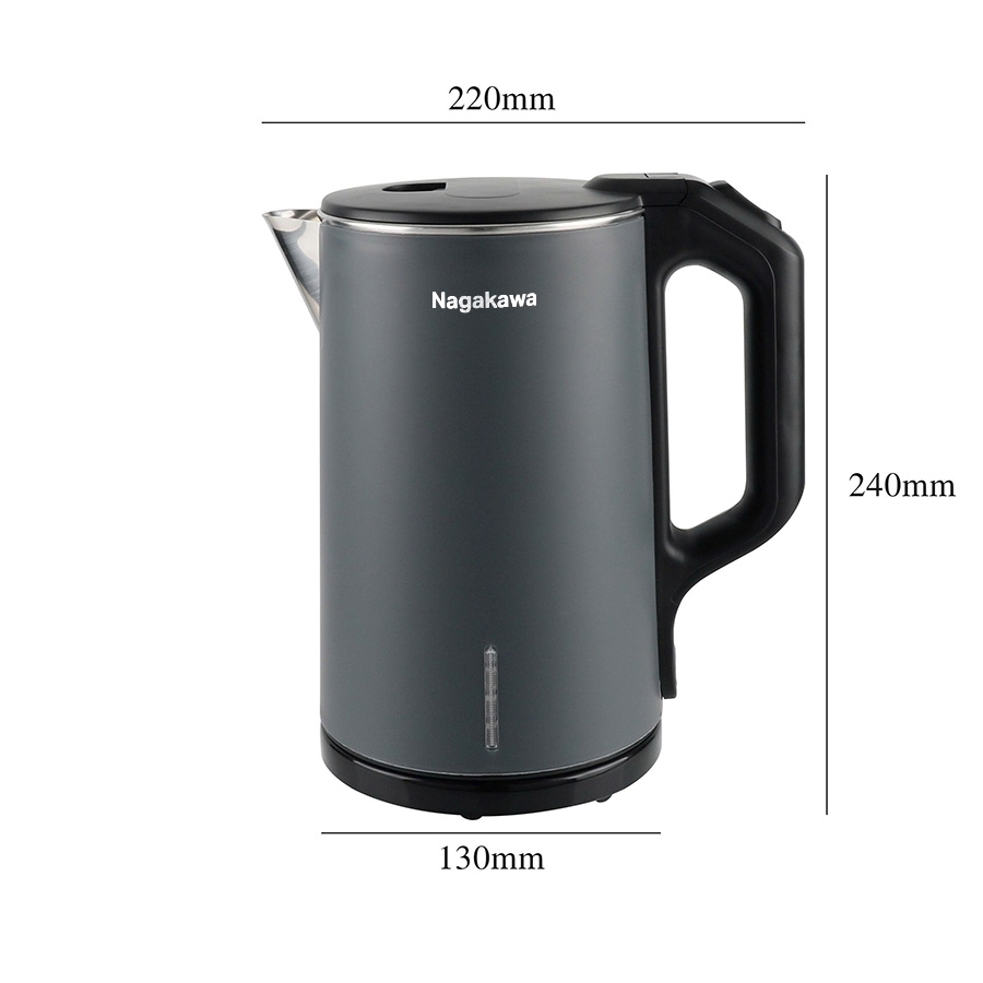 Ấm siêu tốc 1.6L Nagakawa NKT2615