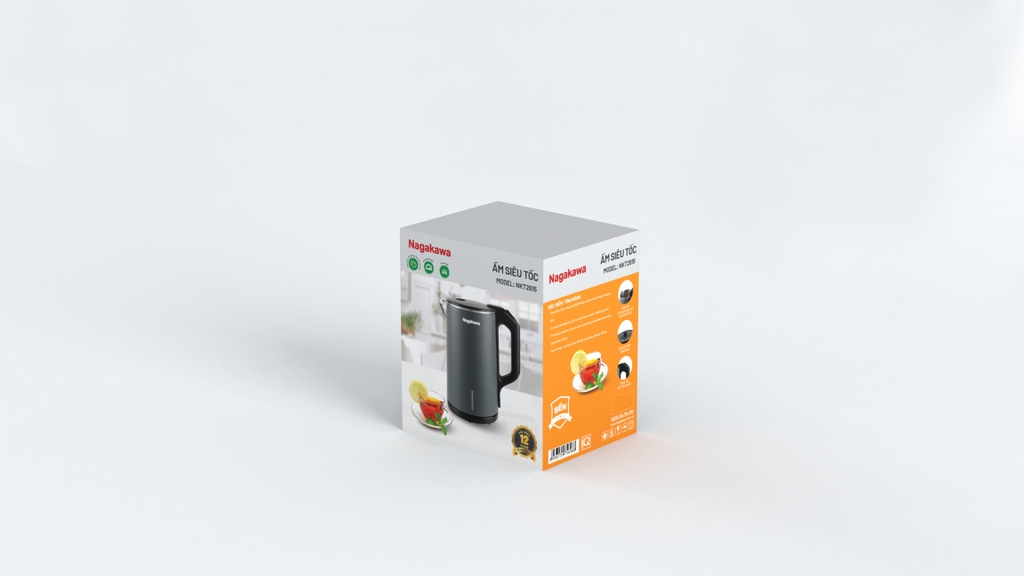 Ấm siêu tốc 1.6L Nagakawa NKT2615