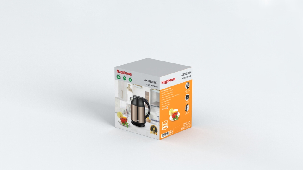 Ấm siêu tốc 1.8L Nagakawa NKT2626