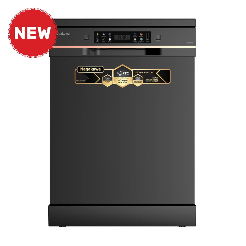 Máy rửa bát độc lập 16 bộ Nagakawa NMD9812