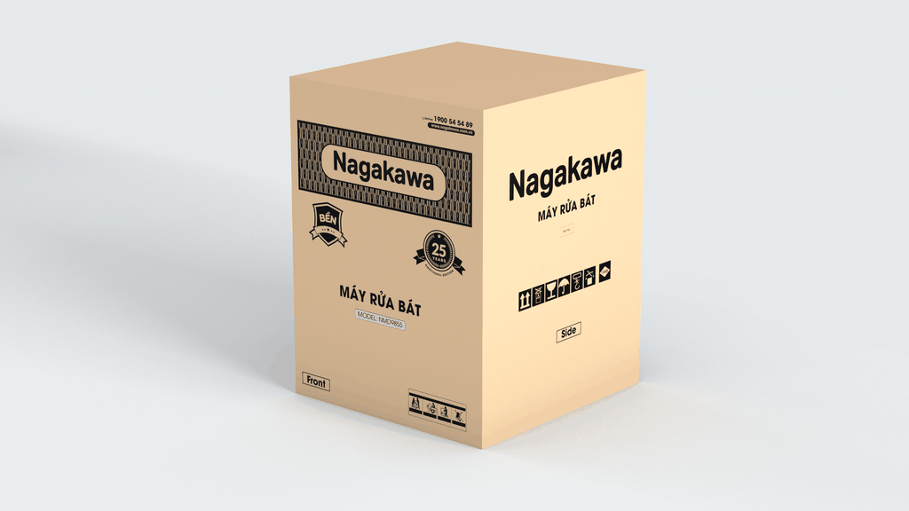 Máy rửa bát 16 bộ Nagakawa NMD9855