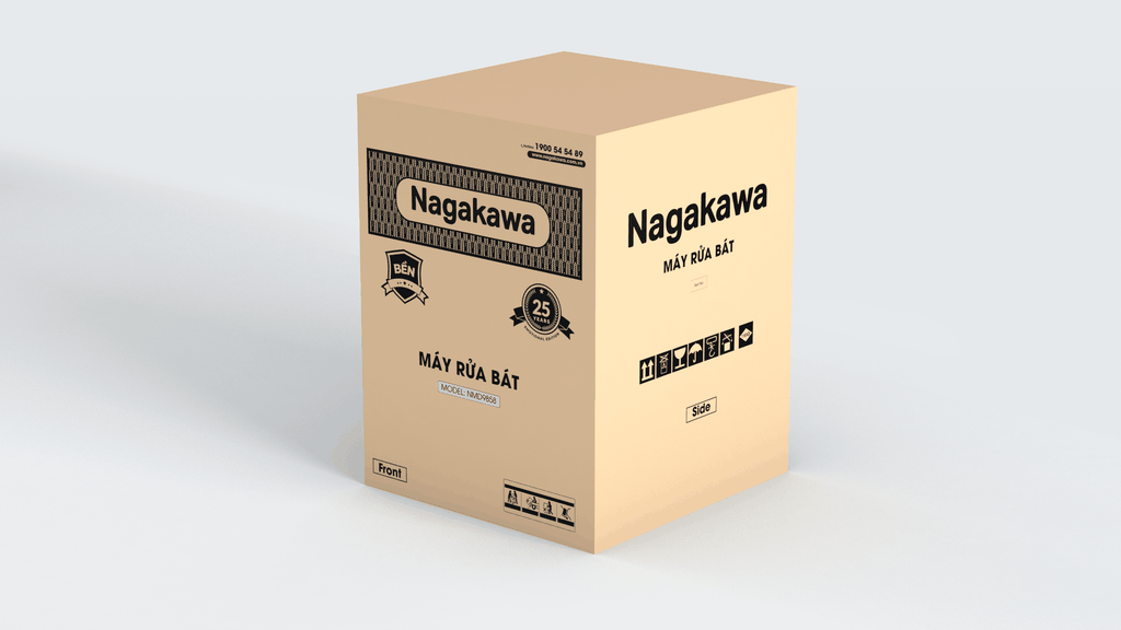Máy rửa bát 16 bộ Nagakawa NMD9858