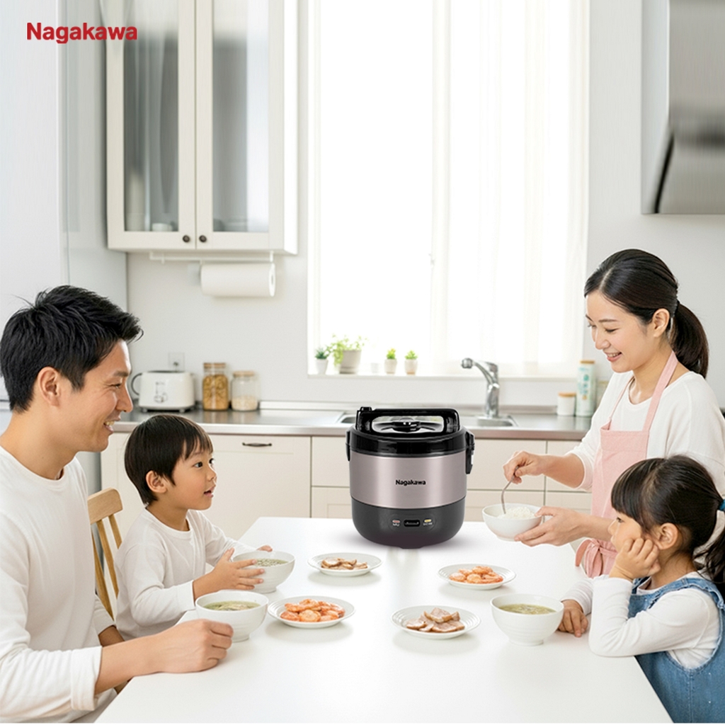Nồi cơm điện 1.5L Nagakawa NRC3816
