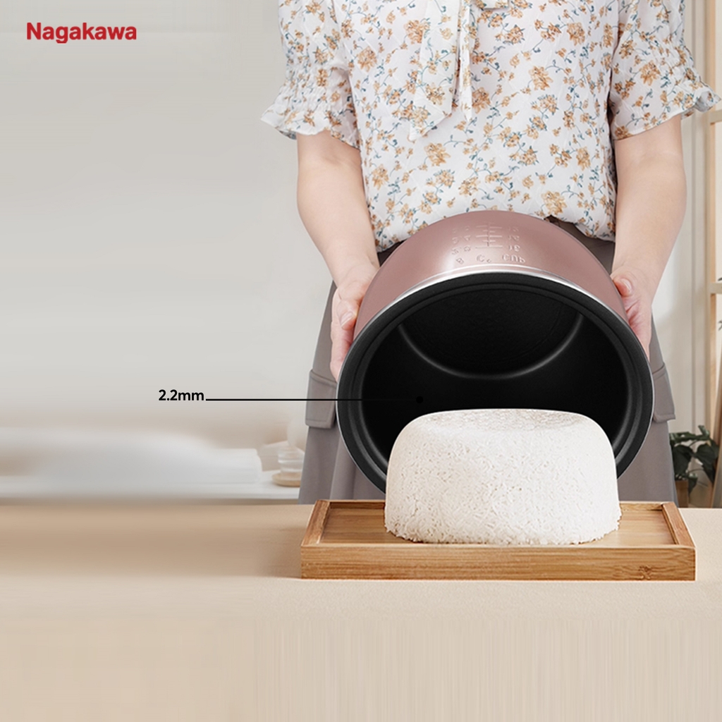 Nồi cơm điện 1.5L Nagakawa NRC3816