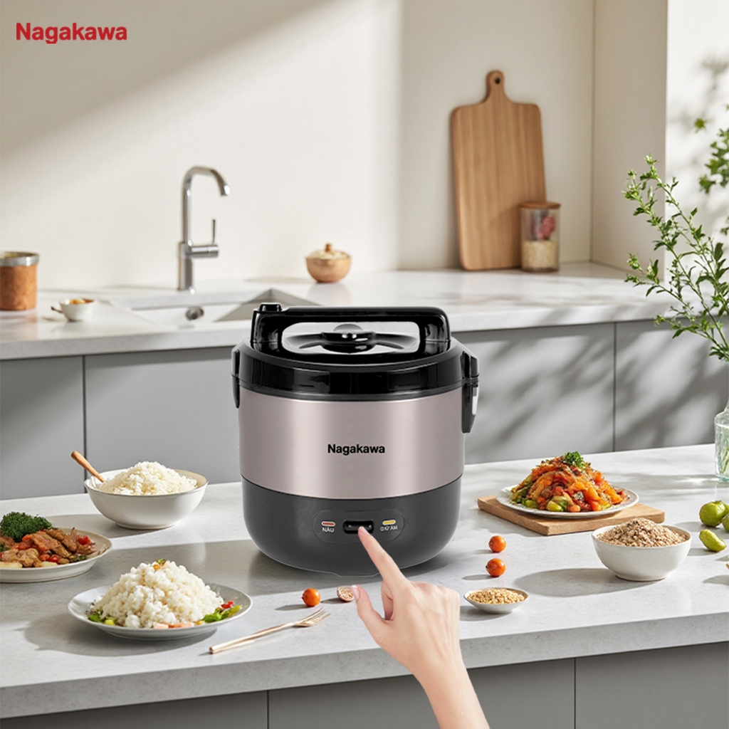 Nồi cơm điện 1.5L Nagakawa NRC3816