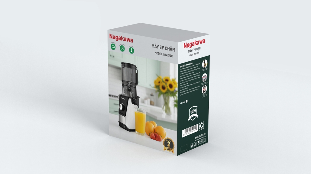 Máy ép chậm Nagakawa NSJ3518