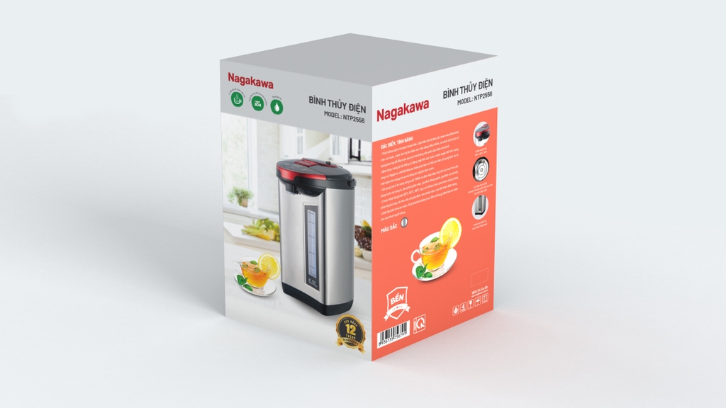 Bình thuỷ điện 5L Nagakawa NTP2556