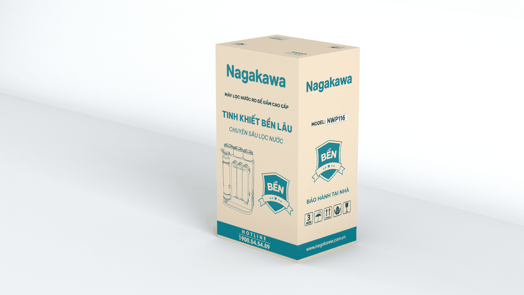Máy lọc nước RO Hydrogen để gầm Nagakawa NWP116
