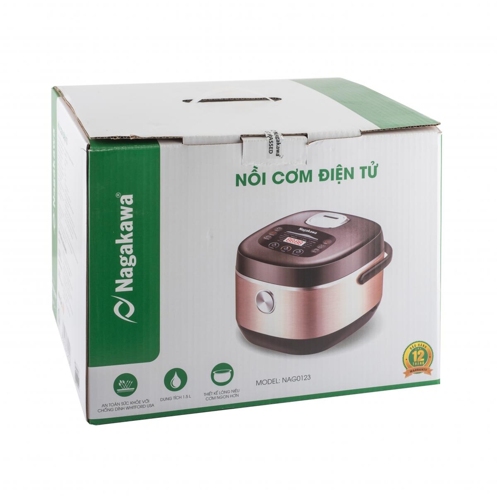 Nồi cơm điện tử 1.5L Nagakawa NAG0123
