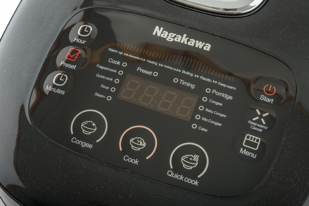 Nồi cơm điện tử 1.5L Nagakawa NAG0123