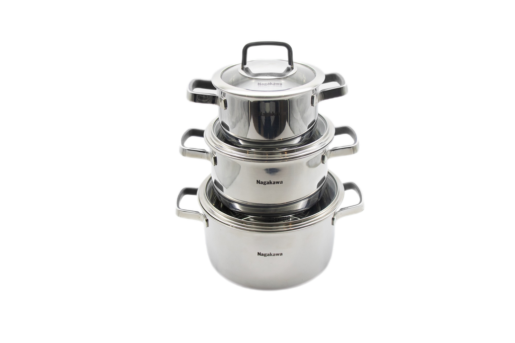 Bộ nồi đáy từ cao cấp Nagakawa NAG1353